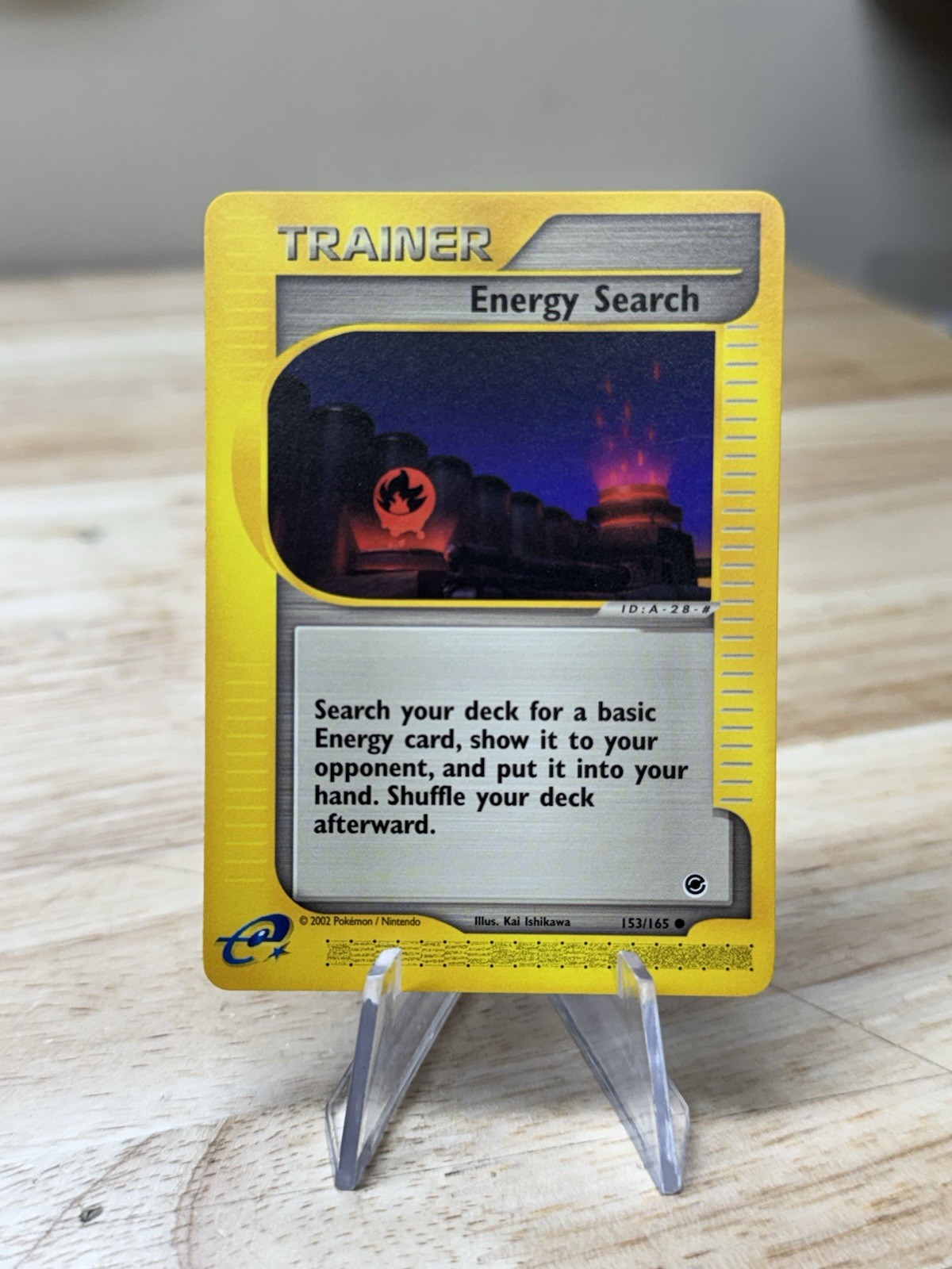 Pokémon Energy Search 153/165 Expedition E-Reader Pokemon Common Card NM 2002