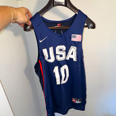 Nike Team USA Kyrie Irving #10 Basketball Jersey Size S Blue White Red