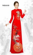 ao dai vietnamese silk