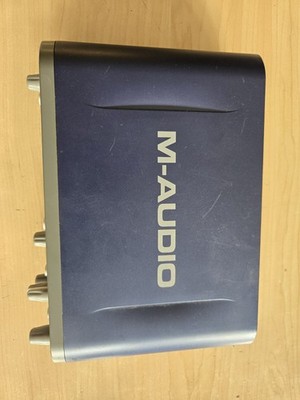 M-Audio Fast Track Pro Digital Rec Interface MIDI 2.0 Audio No Ac Ad Please read
