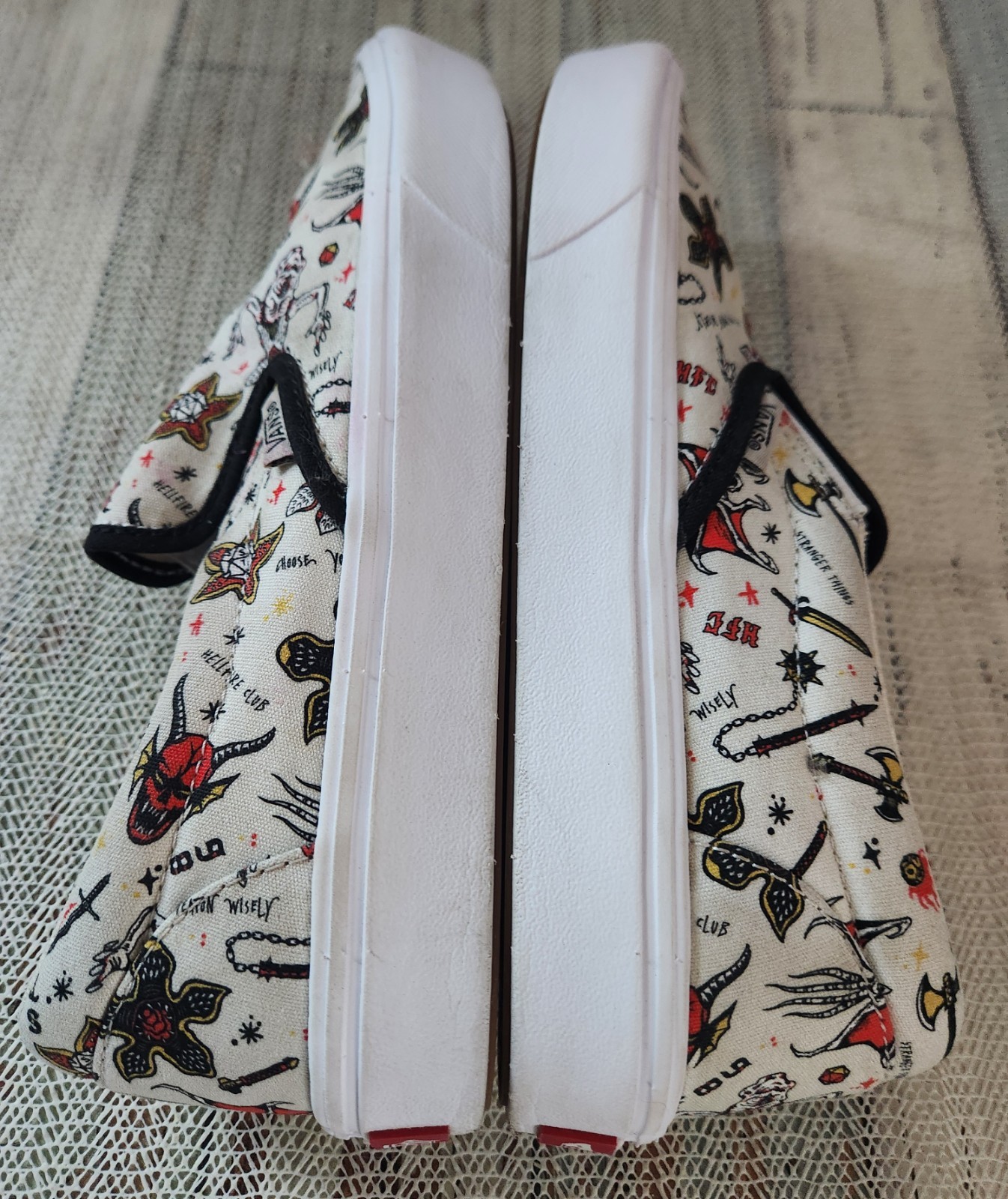 Vans x Stranger Things Customs Hellfire Club Slip… - image 10