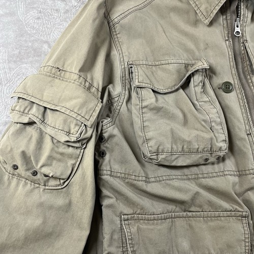 Chaqueta táctica Gap vintage para hombre grande de lona verde utilitaria abrigo militar campo - Imagen 2 de 13
