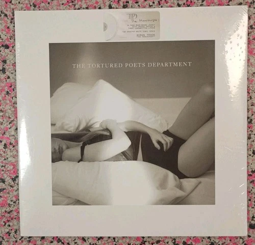 Taylor Swift - The Tortured Poets Department GHOST WHITE Vinyl Manuscript Sealed