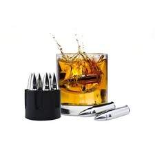 Caliber Gourmet CBG-1046B Stainless Steel Bullet Chillers - Black