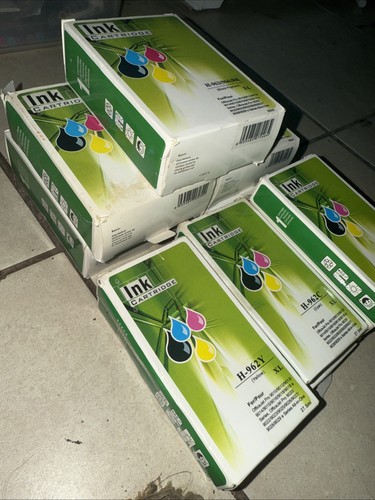 H-962xl Ink Cartridge Set 12 Pack, Black, Yellow, Magenta, Cyan - 第 2/6 張圖片