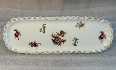 Antique Bauer & Pfeiffer Wurttemberg Porzellan #2188 Tray Schorndorf Germany
