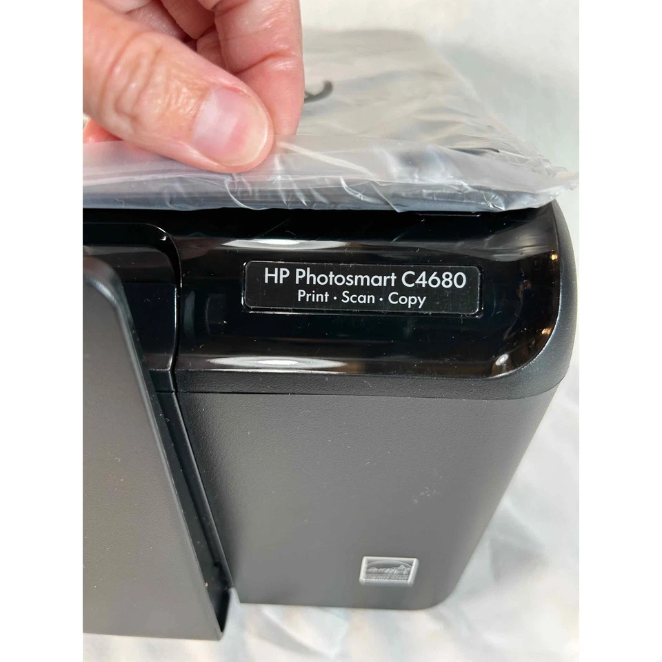 HP Photosmart C4680 All in One Color Inkjet Printer Print Scan Copy New Open Box - Image 3 of 4