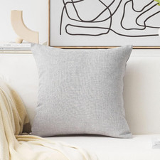 Decoration Lined Linen Decorative Euro Shams Throw Pillow Cushion Cover for Couc