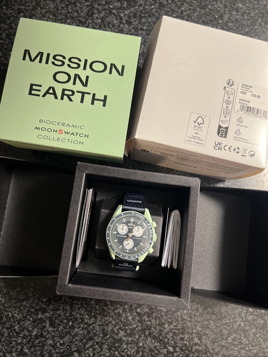 Preços baixos em Relógios de pulso Swatch OMEGA Speedmaster | eBay