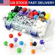 Molecular Model Kit 240 Pieces Organic Inorganic Chemistry Set Atoms Bonds