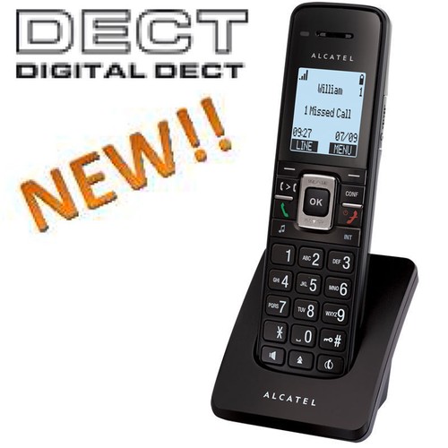 ALCATEL IP315 SIP Telefon inkl. EU Netzteil mit DECT Mobilteil - Afbeelding 3 van 3