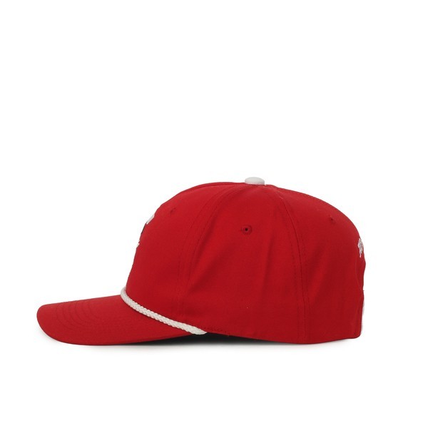 Red Santa with Shades Hat – High Profile Structured Cap, Rope Accent ...