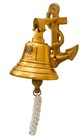 Anchor Ship Bells - Large Dinner Call Bell Indoor Outdoor Wall Mount Decorati...
