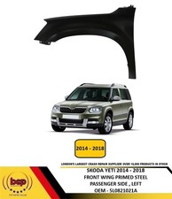 SKODA YETI 2014 - 2018 FRONT WING LEFT PASSENGERS SIDE NEW INSURANCE APPROVED