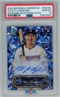 2024 Bowman Chrome Sapphire WYATT LANGFORD Auto RC PSA 10 GEM MINT NICE! Z347