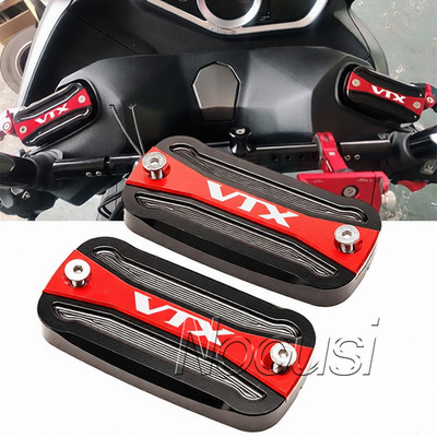 Für HONDA VTX1300 VTX1800 CNC Vorderbremse Reservoir Flüssigkeit Tank Abdeckung