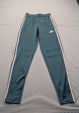 New No Tag Adidas Tiro Essentials Soccer Pants Mens Small Preloved Teal Joggers