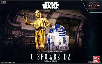 Bandai Star Wars The Last Jedi C-3po & R2-d2 1/12 Scale Kit 232971