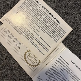 FAXANADU Nintendo NES 1989 Cart Sleeve & Manual Untested