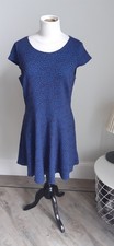 Hi By Henri Holland Above the Knee Cap Sleeved Blue Dress. Size 16