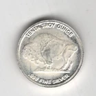 .999 FINE SILVER 1/10 TROY OZ SILVER ROUND UNITED STATES AMERICA BUFFALO NICKEL