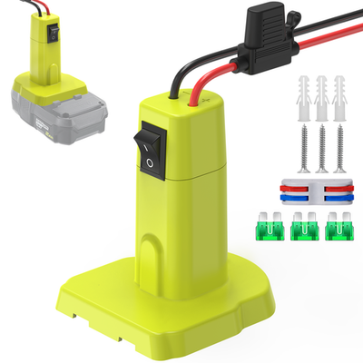 #ad Power Wheel Adapter Converter with Fuseamp;Switch compatible with Ryobi 18V Battery $11.88