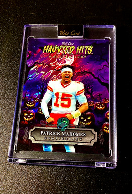 Patrick Mahomes 1/3 Refractor Purple Wild Card Superstar 1 of 3 SP Chiefs Sealed