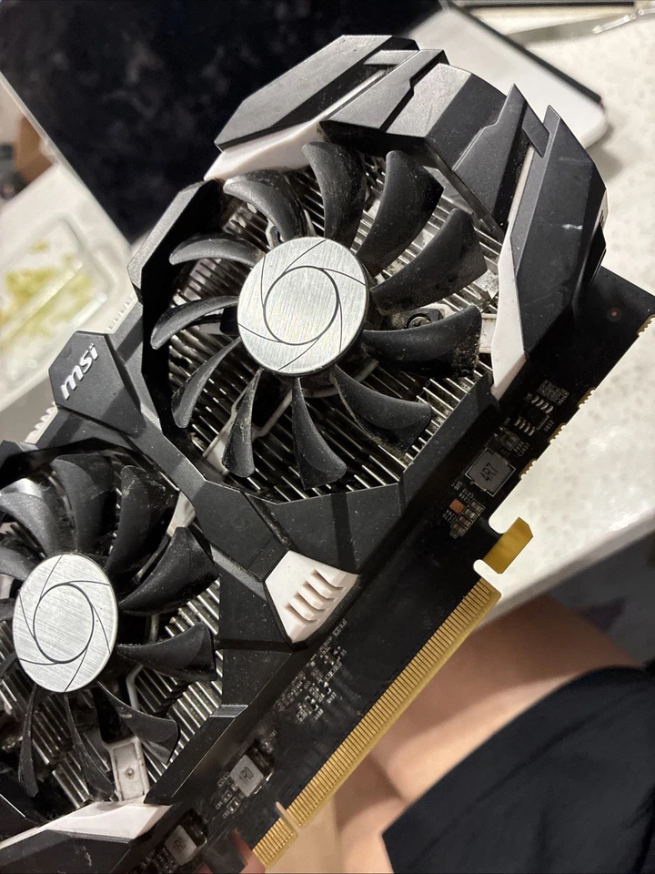 USED - MSI NVIDIA GeForce GTX 1050 2GT OC 2GB GDDR5 Graphic Card / Free Shipping - Image 2 of 4