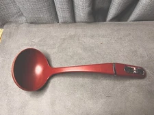 KitchenAid Ladle Server Large Oval Red Heat Resistant 14 Inch Serving Utensil