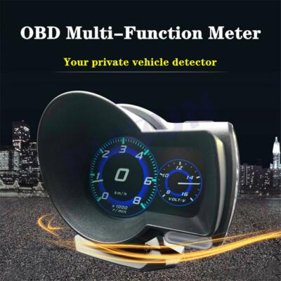 Car Digital Dash - Multi Gauge Display OBD 2 HUD Gauge Boost EGT Scan Tool