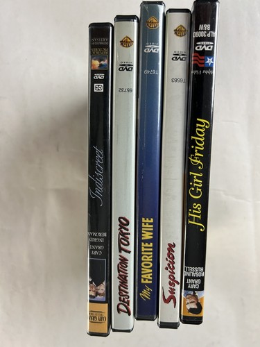Cary Grant 5 Movie DVD Lot Suspicion Indiscreet Girl Friday Favorite Wife Tokyo - Picture 12 of 12