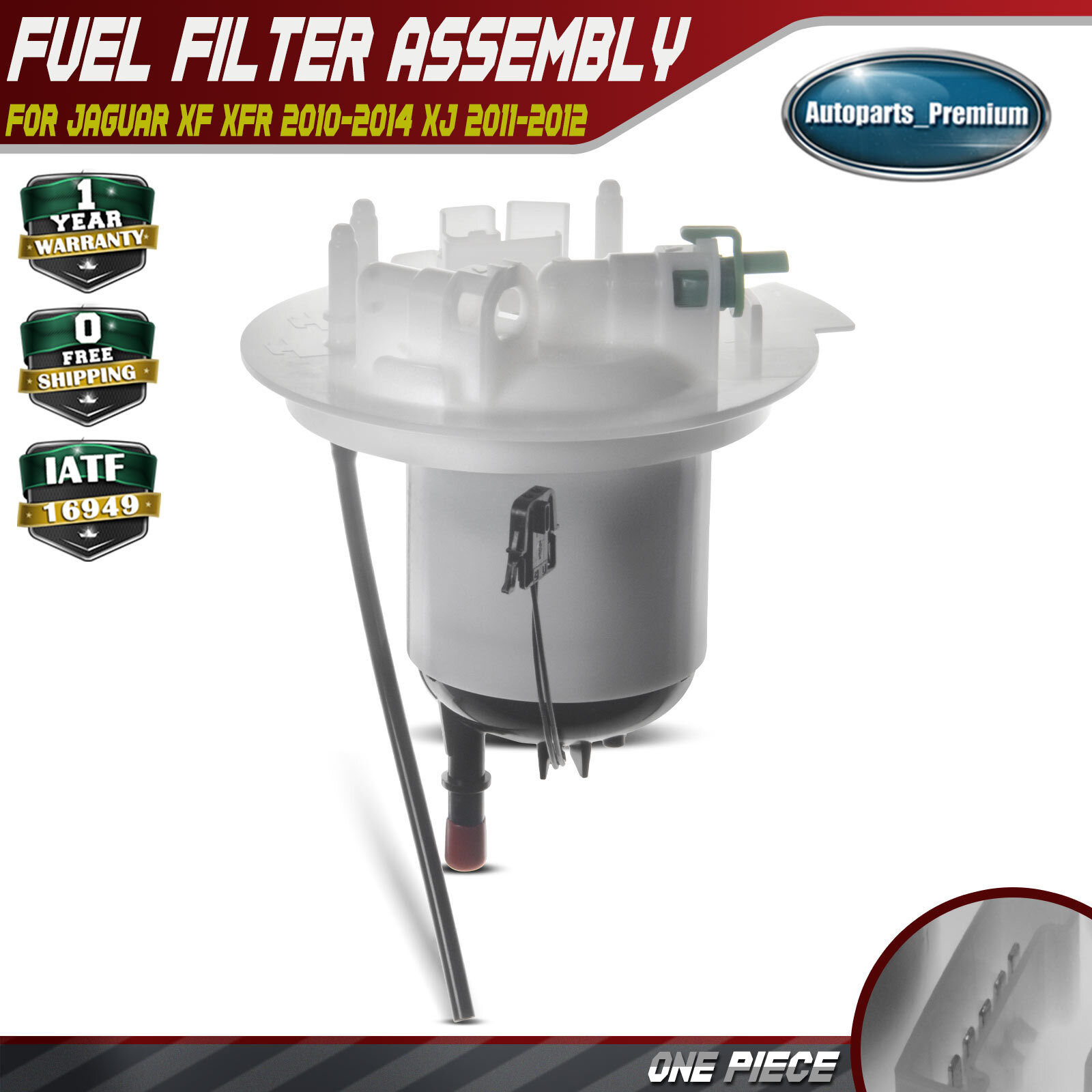 Fuel Filter for Jaguar XF XFR 1014 XJ 1112 4.2L 3.0L 5.0L C2D25076