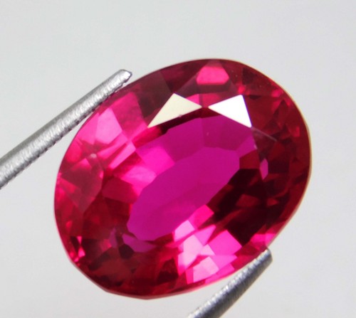19.10 Ct Natural Hot Pink Mahenge Spinel Gemstone - Oval Shape Certified - Picture 2 of 6