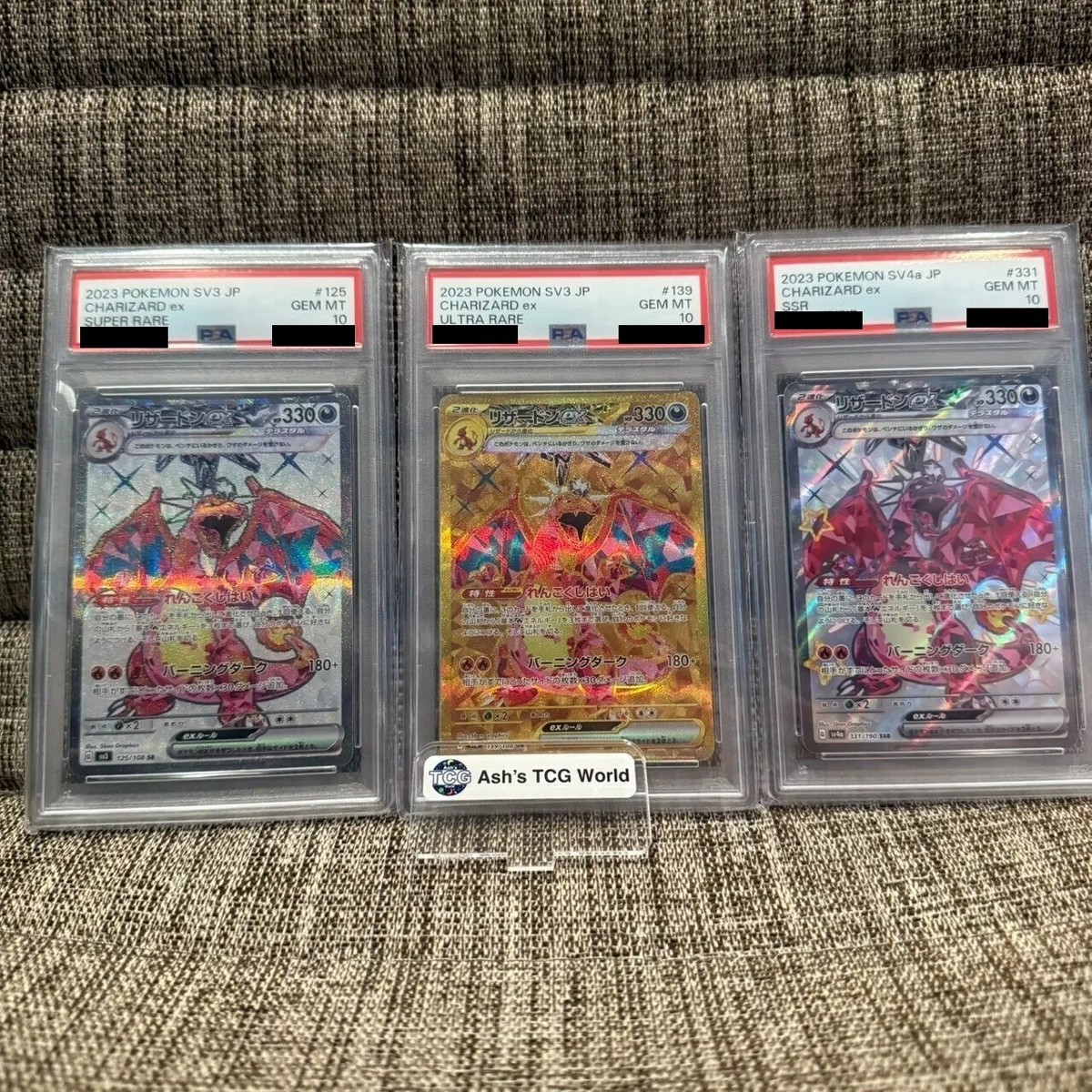ポケモンカードゲーム Charizard ex UR PSA10 set PSA 10 Charizard ex 139/108 UR Pokemon Japanese Ruler of the