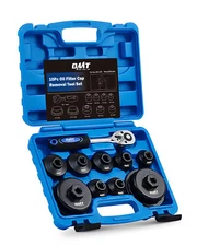 OMT 10 Piece Oil Filter Socket Set 3/8" Drive Oil Filter Wrench Set with Case