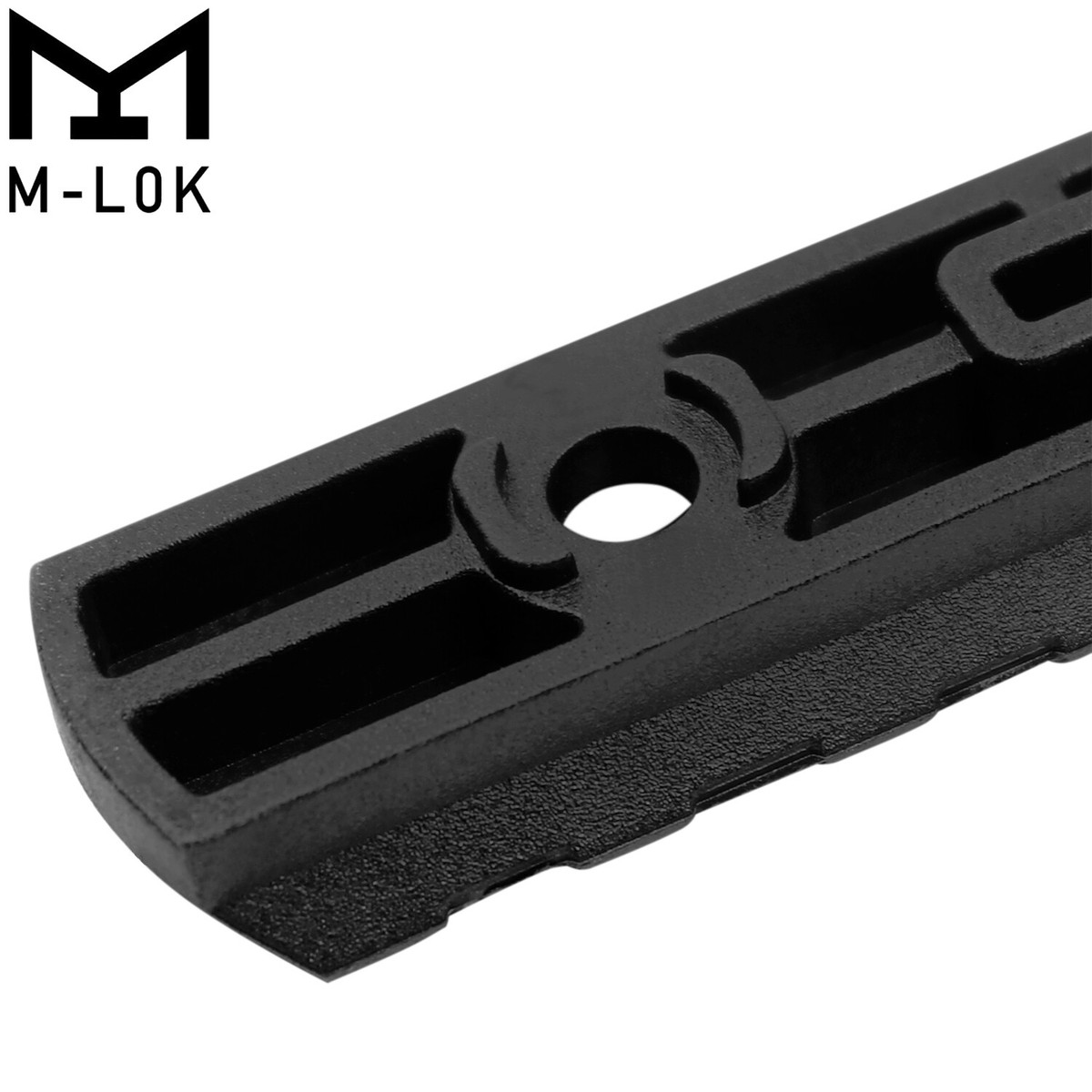 Rail Picatinny M-Lok OKBY - Sezione In Lega Alluminio, 5 Slot, Per Accessori Armi - Foto 2