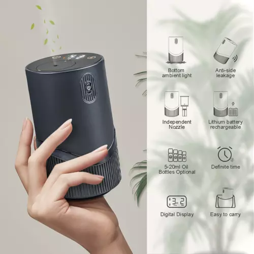 New Portable Essential Oil Diffuser Waterless & Rechargeable For Car Home Office - Picture 9 of 19