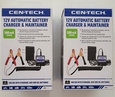 Set Of 2 12 Volt Automatic Car Battery Float Trickle Charger Maintainer Set Of 2 12 Volt Automatic Car Battery Float Trickle Charger Maintainer
