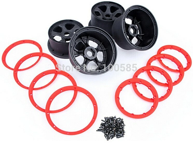 Felge Kit mit beadlock Ring und Schrauben für HPI Baja RV King Motor 5B - Bild 3 von 4