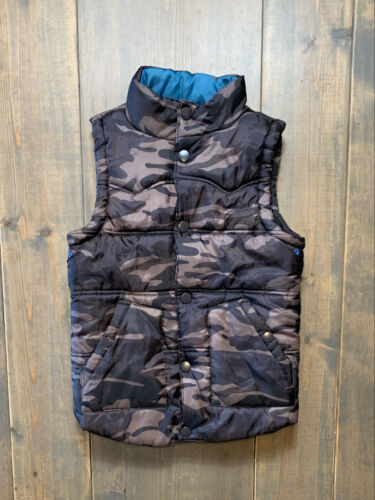 Sovereign Code Little Boy's Gray Camo HIRO Style Full Zipper Puff Vest Sz: XL 7  - Afbeelding 1 van 8