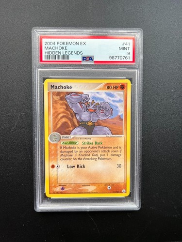 Machoke graded PSA 9 for sale on eBay
