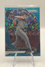 2020 Panini Prizm Teal Donut Circles Prizm No. 95 JOSH ROJAS #/15 (RC) Arizona
