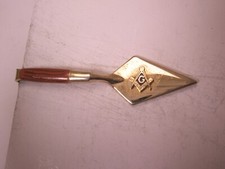 Masonic Trowel Vintage ANSON Tie Bar Clip mas...