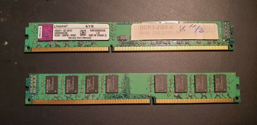 KINGSTON 2GB DDR3-1333MHZ DIMM 240-PIN KVR1333D3N9/2G RAM MODUL