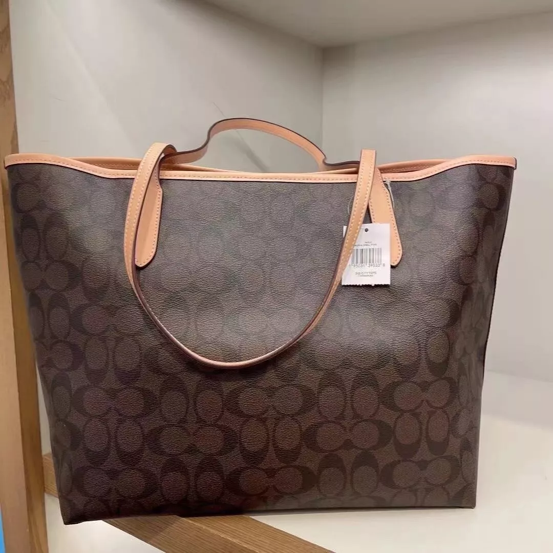 Coach City Tote Women s Bag Br own