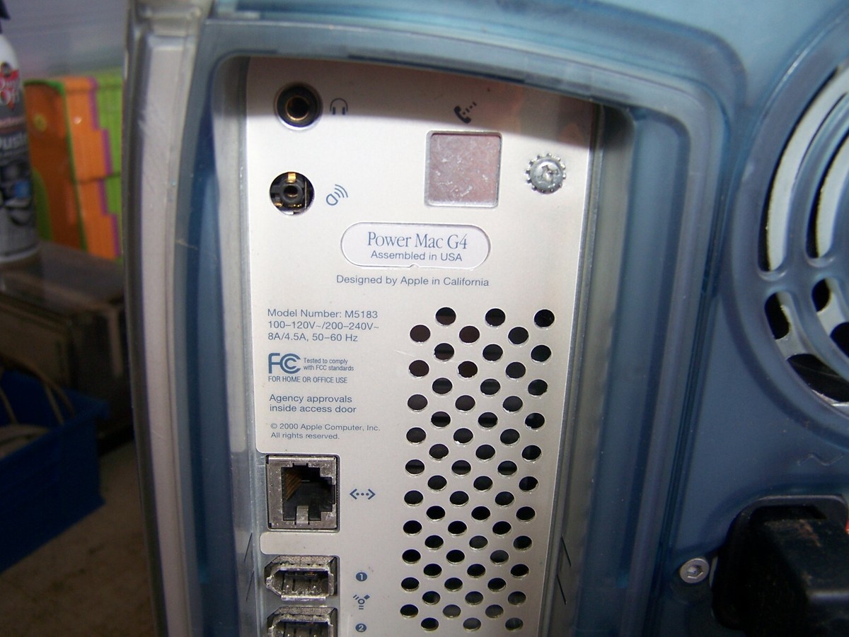 Apple Macintosh PowerPC G4 M5183 466MHZ 128MB RAM, CD-ROM