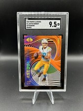 Justin Herbert 2020 Panini Illusions Astounding Orange #A3 Rookie SGC 9.5 Mint