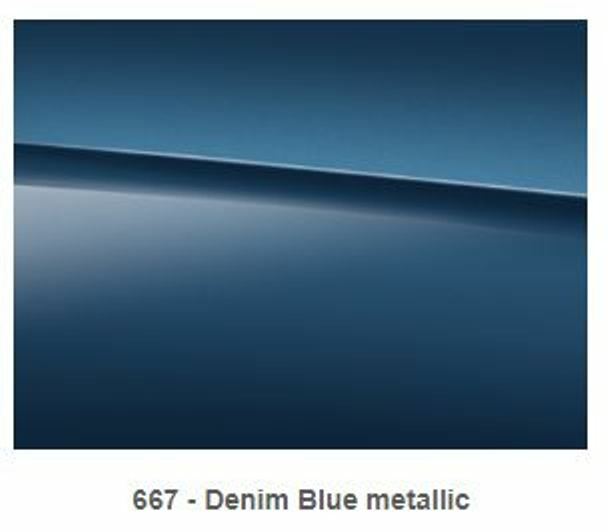 Genuine Mercedes Benz 2 Part Touch Up Paint 667 Denim Blue Metallic eBay