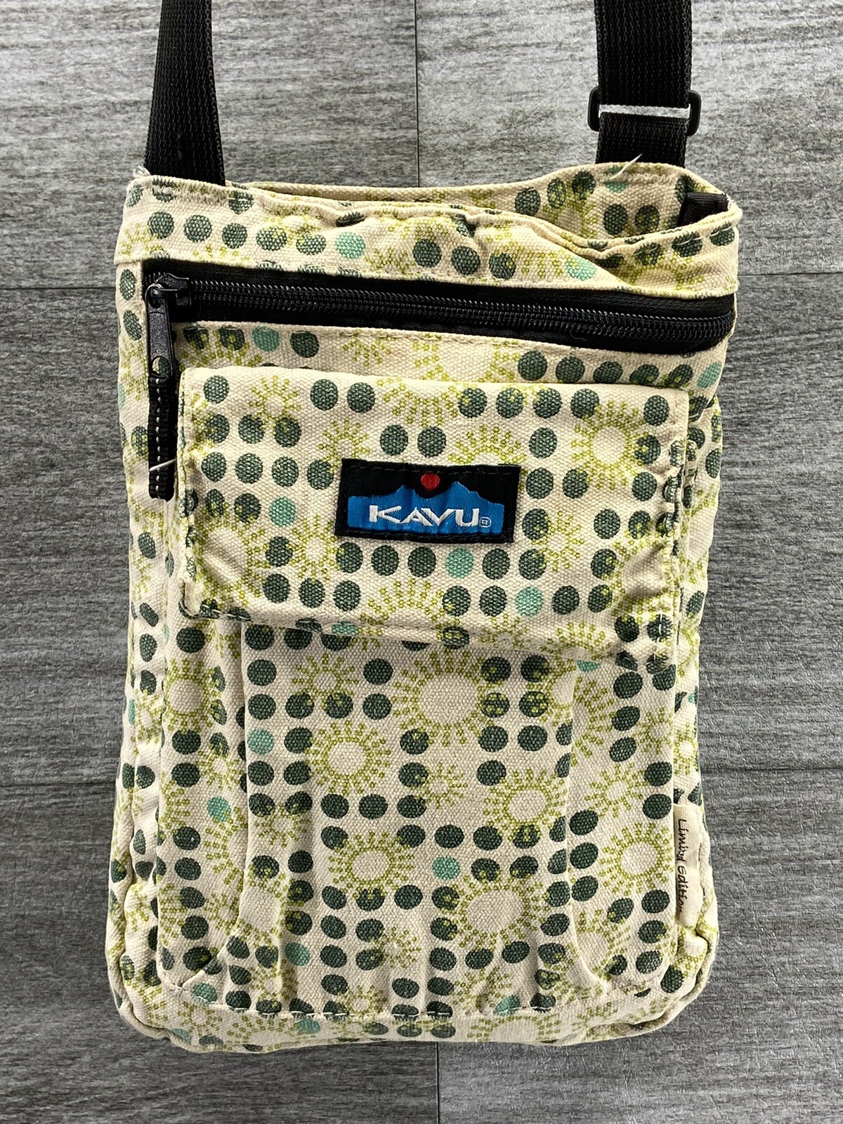 Kavu Crossbody Bag Limited Edition Design Graphic Gre… Gem