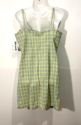 green emerald velvet dress All I Want Green Tartan Plaid Midi Dress, Small - The Mint Julep Boutique main image 1